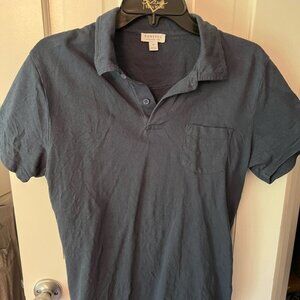 Sunspel Riviera Polo shirt - Slate Blue